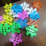Colorful Waffle Building Blocks – Fun Learning Toy for Kids