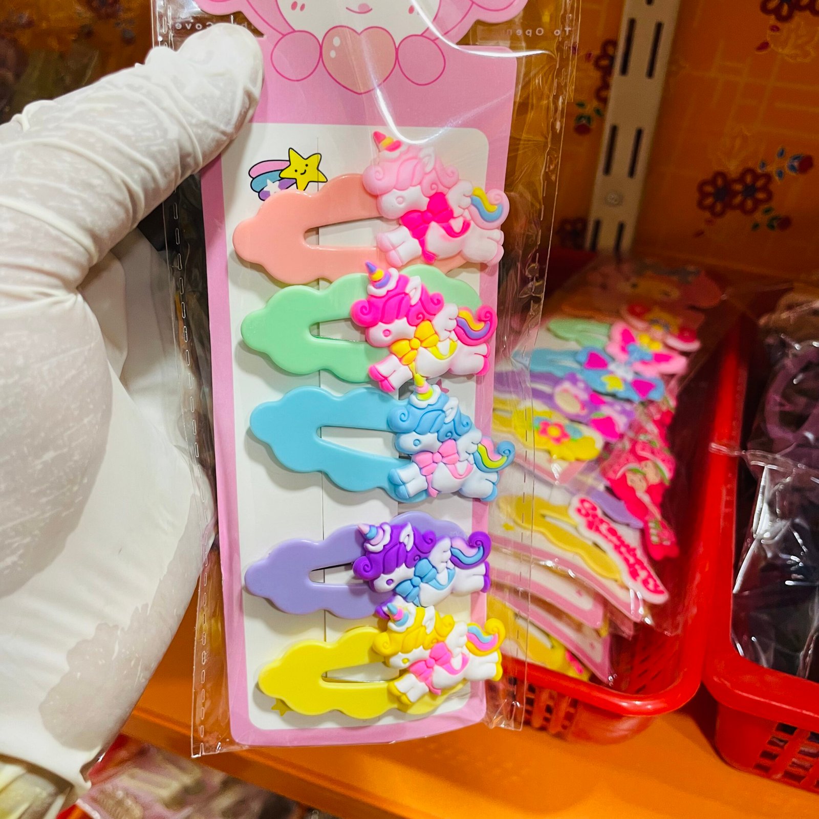 Cute 5-Piece Trendy 3D Cartoon Hair Clips Set for Kids