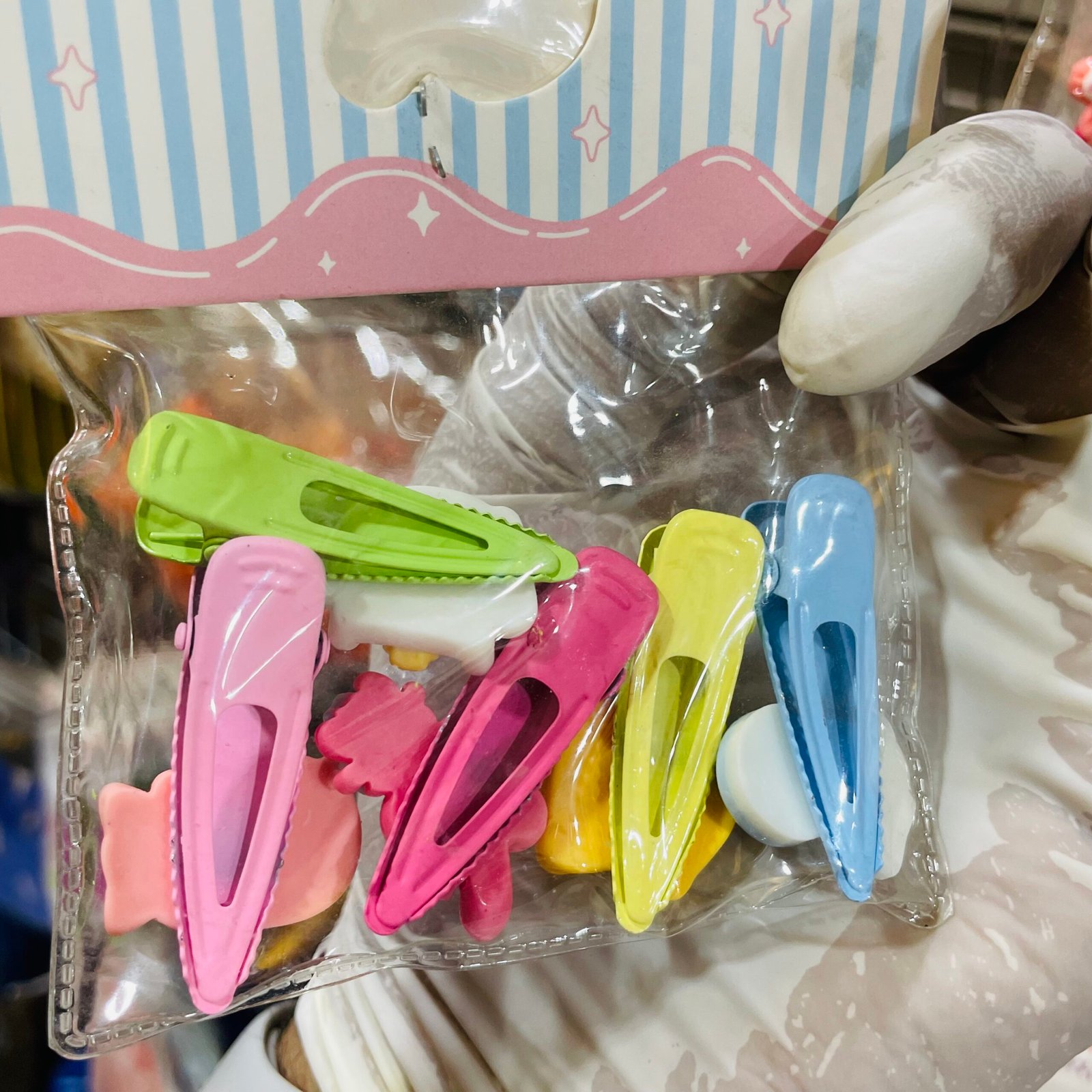 Cartoon Character Hair Clips for Kids, Pastel Colors - Image 4