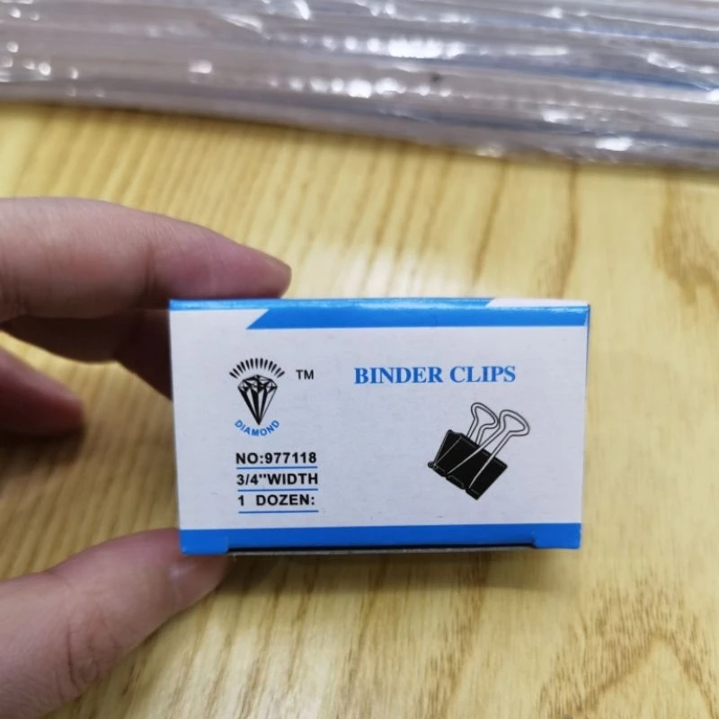 Heavy Duty Diamond Fold Back Paper Clips - 12 Pcs - Image 3
