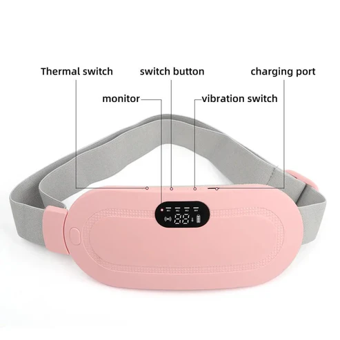 Period Cramp Relief Belt – Heating Pad & Massager - Image 3