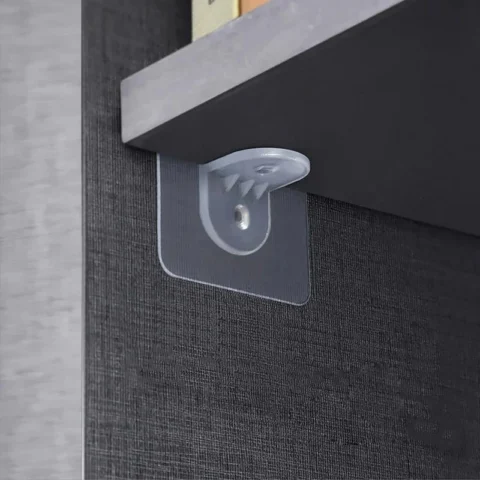 6PCs Self Adhesive Punch Free Bracket Hooks