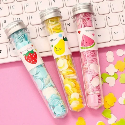 Disposable Flower Paper Soap Tube for Travel