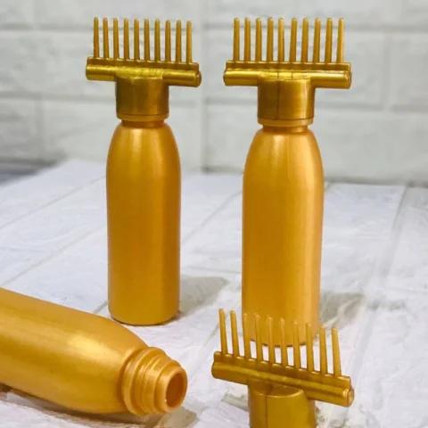 Oil Bottle with Comb for Dandruff & Hair Care