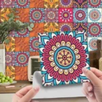 12 Pcs Peel and Stick Ceramic Tile Stickers