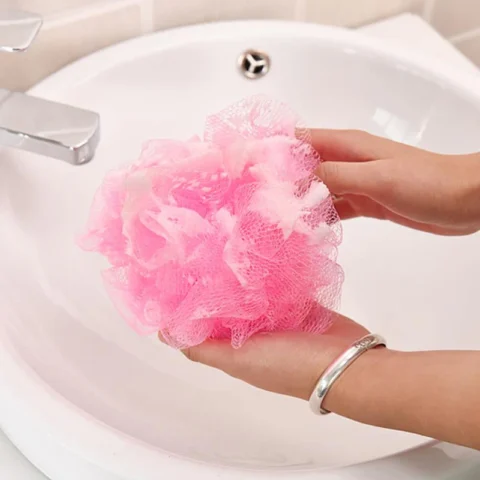 Flower Bath Body Scrubber