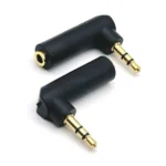 90 Degree Angled 3.5mm Stereo Audio Connector Jack