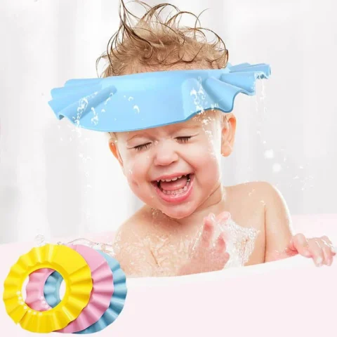 adjustable baby shower cap shampoo bath hat for kids baytodeal pakistan