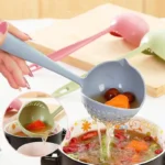 2 in 1 cooking colander slotted spoon long handle kitchen tool baytodeal pakistan