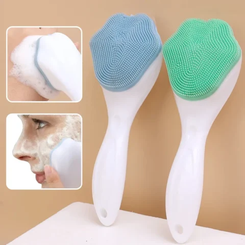 silicone face scrubber facial cleansing brush baytodeal pakistan