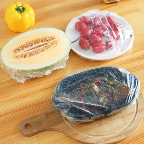 pack of 100 disposable plastic food wrap bowl covers baytodeal pakistan