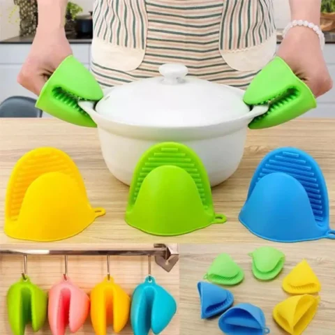 silicone heat resistant pot holder gloves kitchen tool baytodeal pakistan