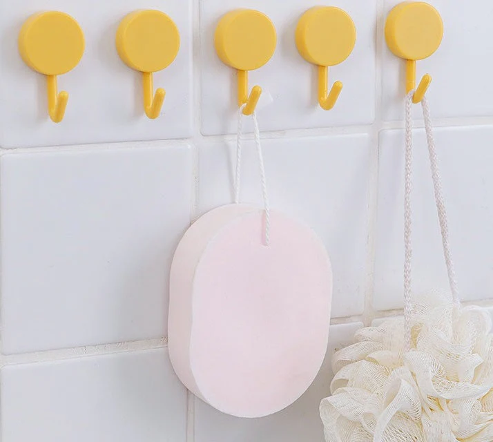 pack of 10 self adhesive heavy duty wall hooks transparent baytodeal pakistan