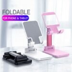 Adjustable Cell Phone Stand, Foldable Portable Phone Holder