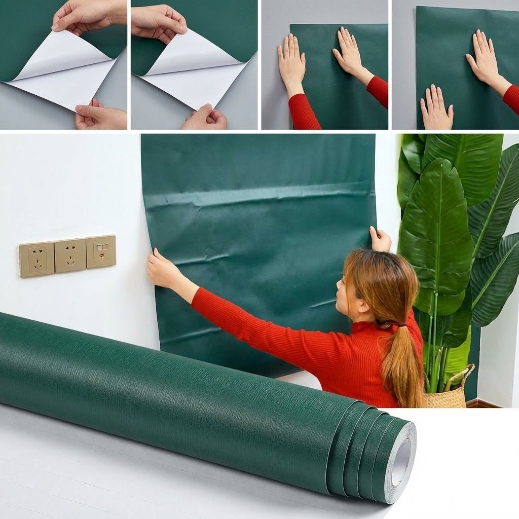 Kids Drawing Dry Erase Greenboard Sticker (45X200CM)