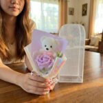 Creative Fabric Knitted Flower Bouquet