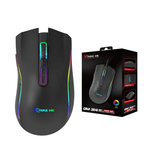 xtrike me gm 314 rgb gaming mouse 7200 dpi baytodeal pakistan