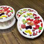 5 Pcs Food Storage Round Box