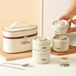 4PCs Stainless Steel Heat Insulated Boxes