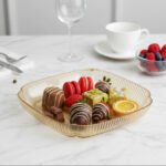 Acrylic Unbreakable Square Shape Tray
