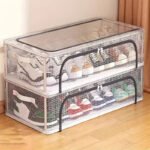 Shoe Storage Box With Steel Frame-Large