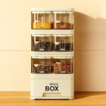 6 In 1 Crystal Spice Storage Jar