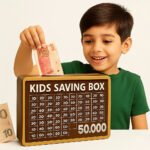 Wooden Money Savings Box