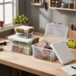 Pack Of 3 - Multi-Purpose Mini Stackable Storage Box Organizer