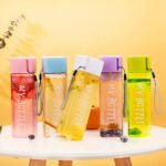 Square Design Plastic Water Bottle